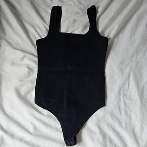 Abercrombie & Fitch Black Tank Bodysuit